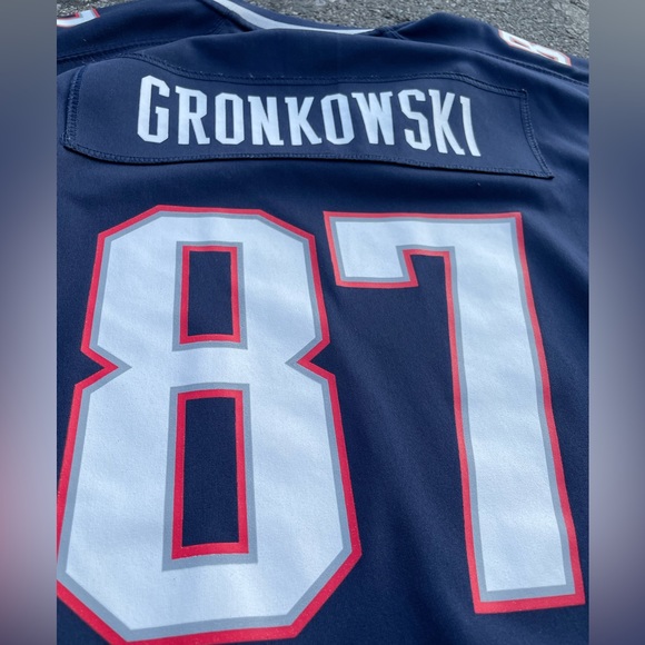 New England Patriots KIDS Rob Gronkowski Jersey Tom Brady Large - Picture 5 of 7